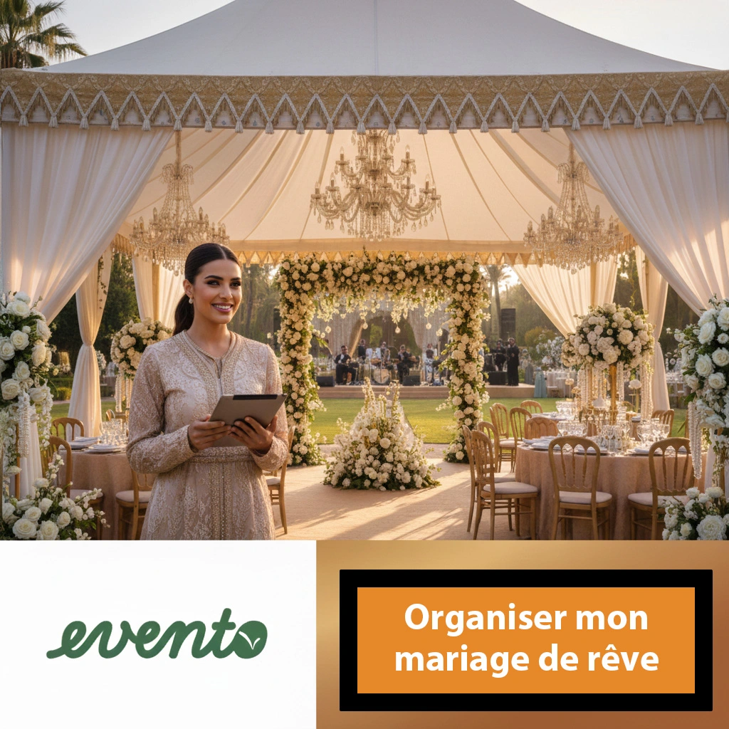 Wedding Planner à Marrakech organisant une cérémonie